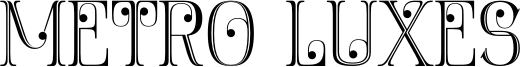 Metro Luxes Font
