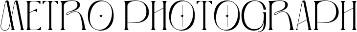 Metro Photograph Font