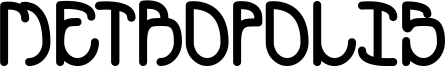 Metropolis Font