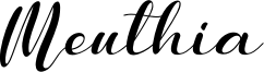 Meuthia Font