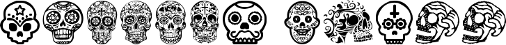 Mexican Skull Font