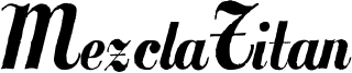 MezclaTitan Font