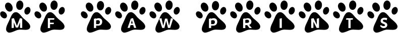 MF Paw Prints Font