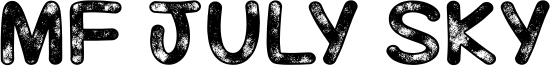 Mf July Sky Font