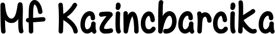 Mf Kazincbarcika Font