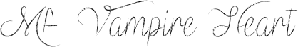 Mf Vampire Heart Font