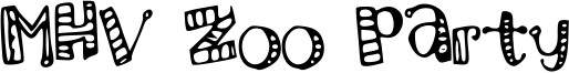 MHV Zoo Party Font