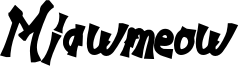 Miawmeow Font