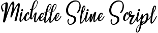 Michelle Stine Script Font