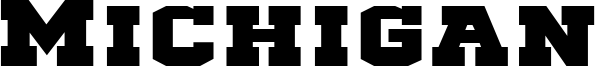 Michigan Font