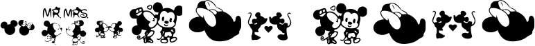 Mickey Love Font