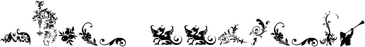 Micro Fleurons Font