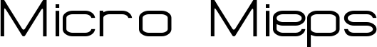 Micro Mieps Font
