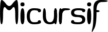 Micursif Font
