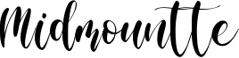 Midmountte Font