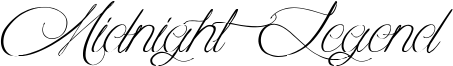 Midnight Legend Font