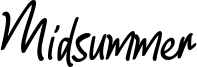Midsummer Font