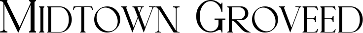 Midtown Groveed Font