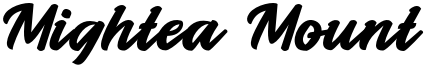 Mightea Mount Font