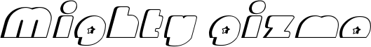 Mighty Gizmo Font