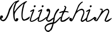 Miiythin Font