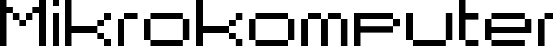 Mikrokomputer Font