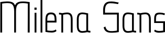 Milena Sans Font