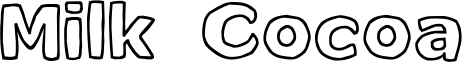 Milk Cocoa Font