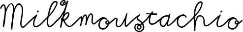 Milkmoustachio Font