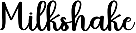 Milkshake Font