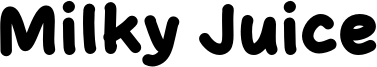 Milky Juice Font