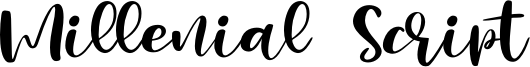 Millenial Script Font