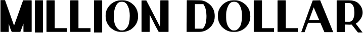 million dollar Font