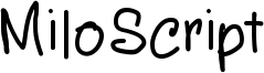 MiloScript Font