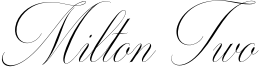 Milton Two Font