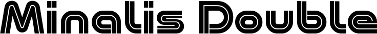 Minalis Double Font