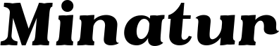 Minatur Font