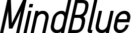 MindBlue_bold_italic_demo.otf