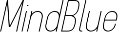MindBlue_light_italic_demo.otf