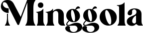 Minggola Font