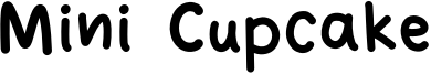 Mini Cupcake Font