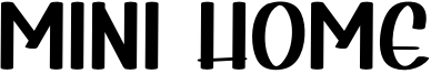 Mini Home Font
