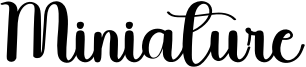 Miniature Font