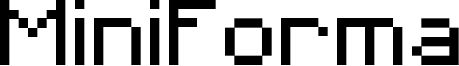 MiniForma Font