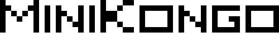 MiniKongo Font
