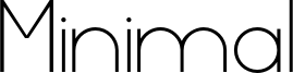 Minimal Font