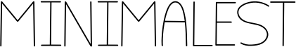 Minimalest Font