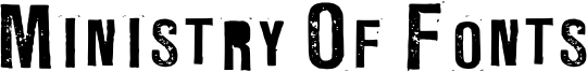 Ministry Of Fonts Font