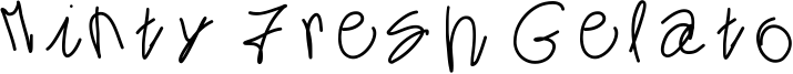 Minty Fresh Gelato Font