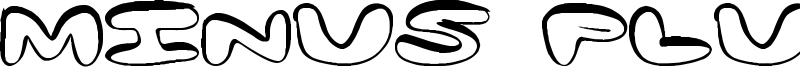 Minus Plus Font